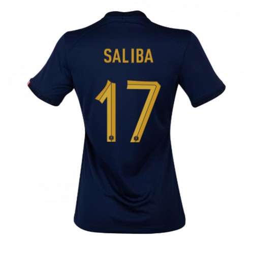 Ženski Nogometni dresi Francija William Saliba #17 Domači SP 2022 Kratek Rokav